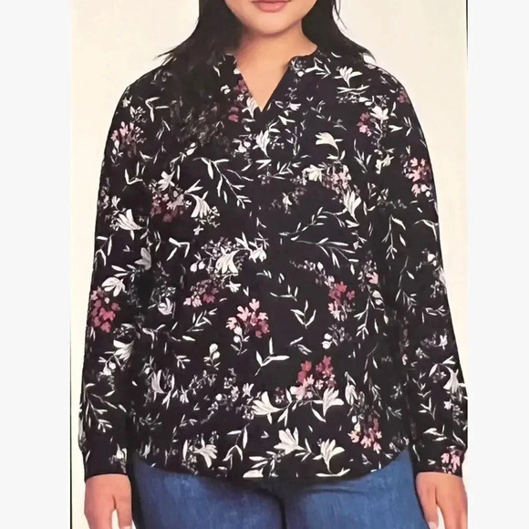 Hilary Radley womens Long Sleeve Blouse - Picture 2 of 8